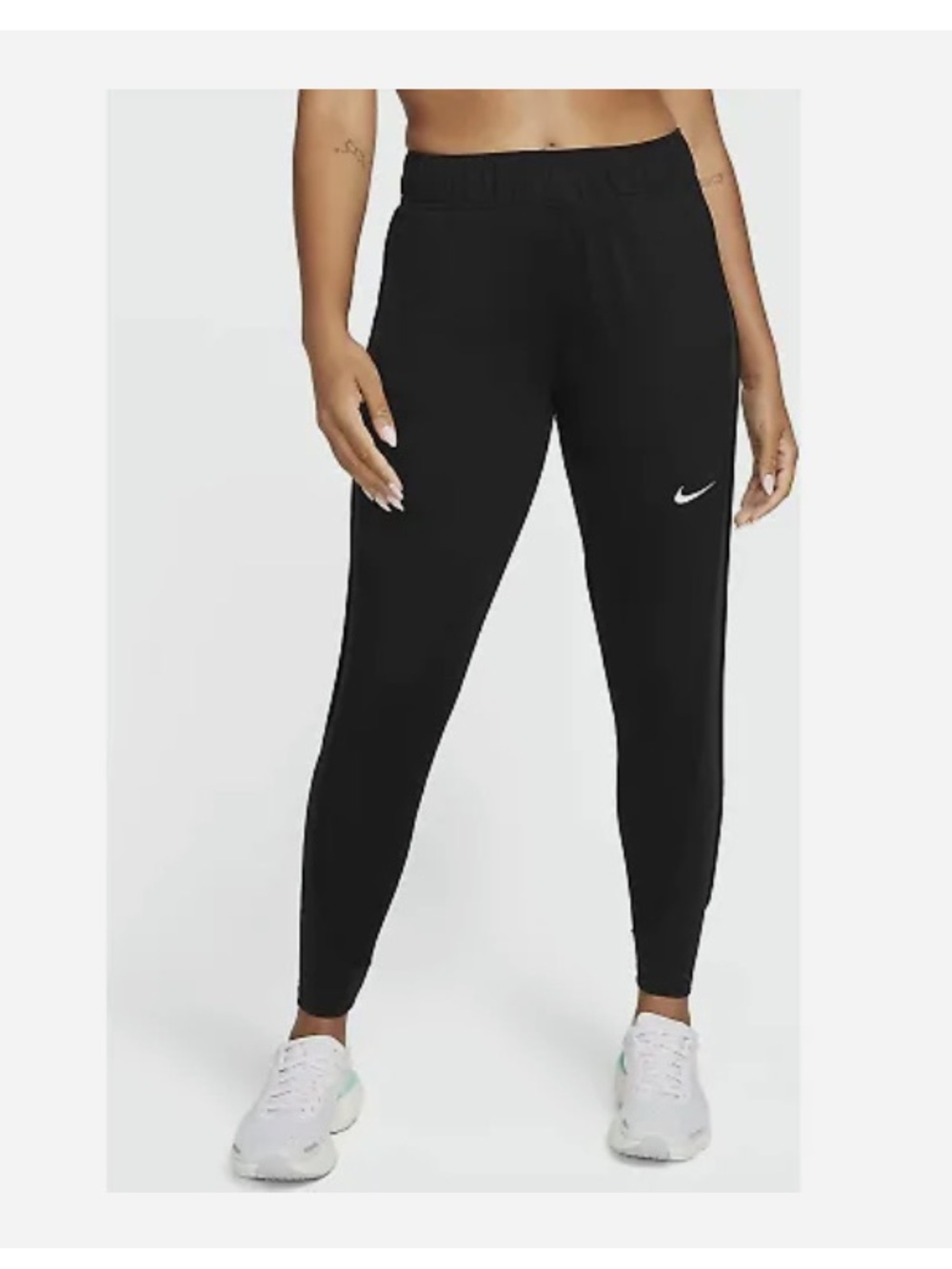 Nike Therma- Fit Lined Essential Running Pant Black Zip Pockets Small